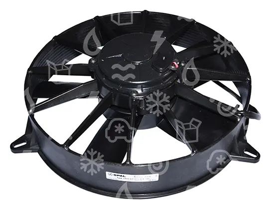 ventilátor SPAL univerzální tlačný průměr 280 mm - 5 lopatek, 12V, VA03-AP70/LL-37S